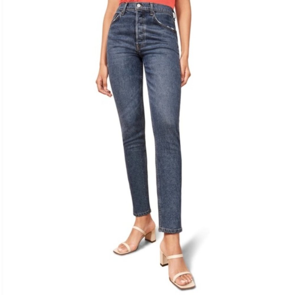 Reformation Serena High Waist Skinny Jeans